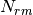 N_{rm}